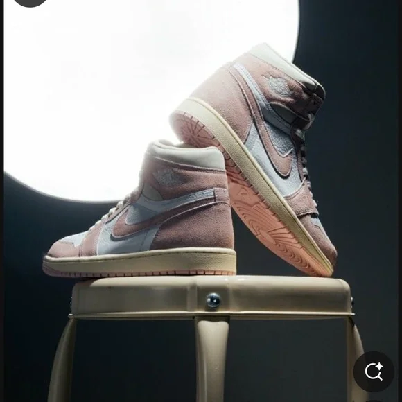 Air Jordan 1 OG high atmosphere muslin sail white 8.5 - Picture 5 of 13